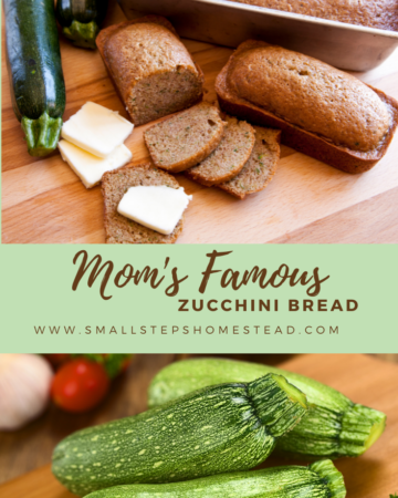 homestead kitchen zucchini bread