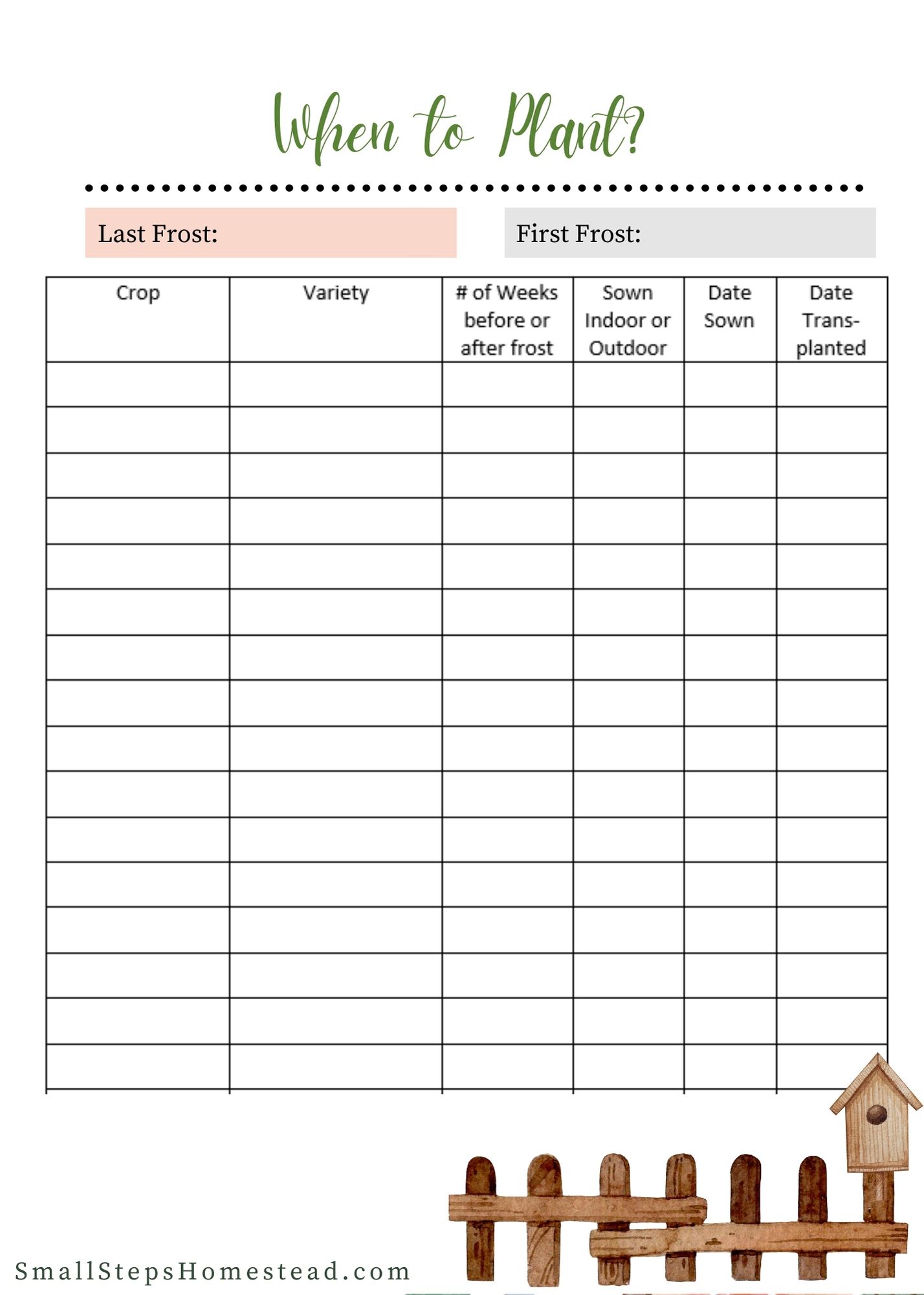 Grow Your Garden with My Free Printable Planner